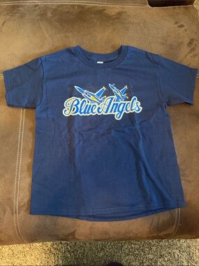Navy Blue Angels Youth Tee